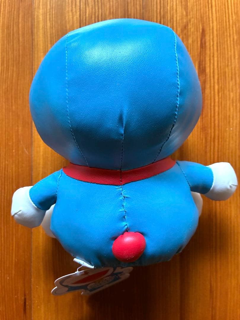 ドラえもん　レア　レザーぬいぐるみ　タイトー　お座りポーズ