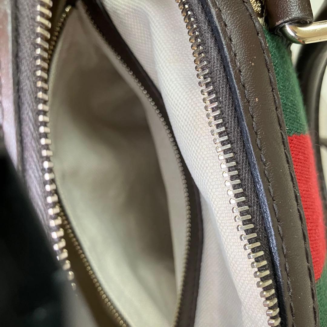 GUCCI グッチ GGキャンバス シェリーライン ハンドバッグ 247205