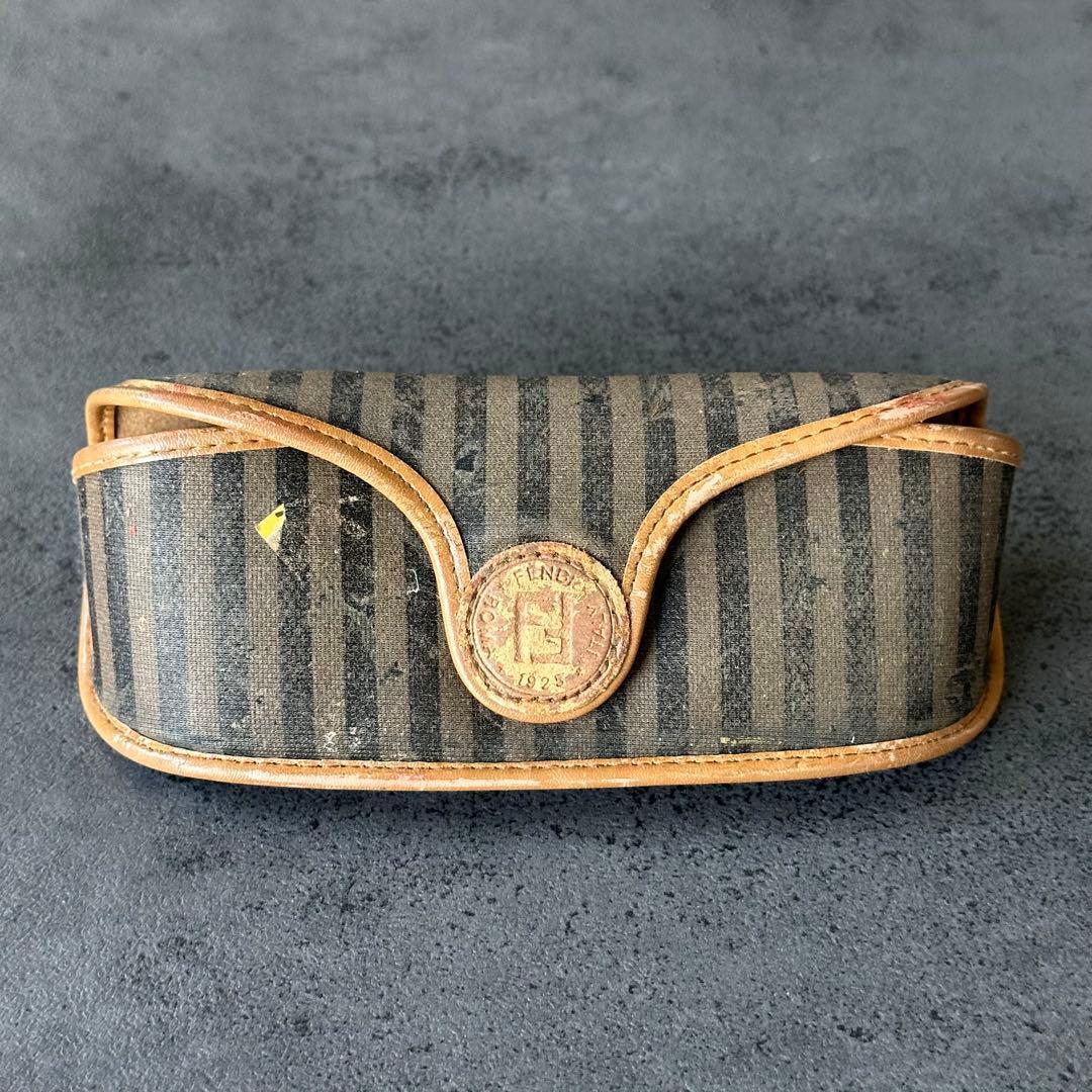 FENDI Vintage ズッカ　鼈甲　サングラス フルリム オーバル 金縁