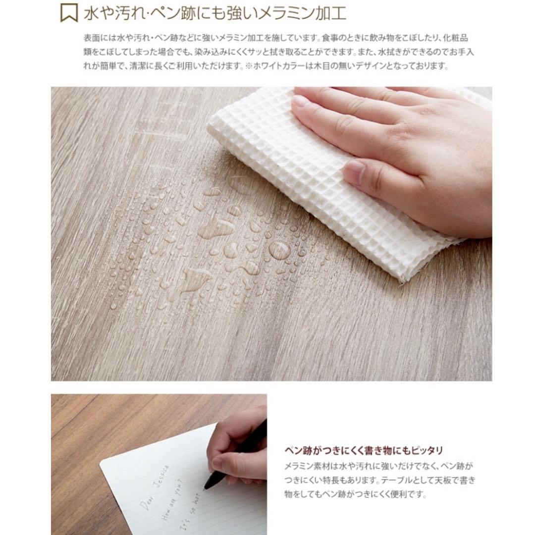 ⭐️北欧風‼️木製ドレッサーテーブル 可動式ミラー付き