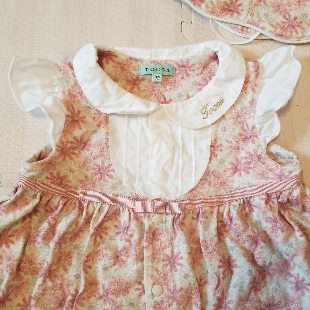 TOCCA ベビー ロンパース・帽子セット