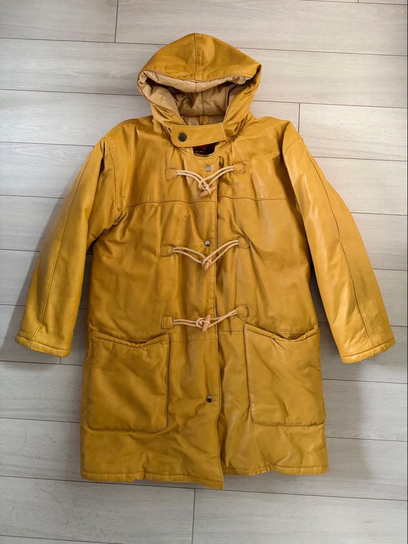 ジャケット・アウター C.P. Company LEATHER DUFFLE COAT 80s