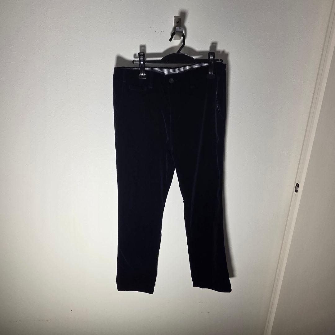 紺色ベロアセットアップ