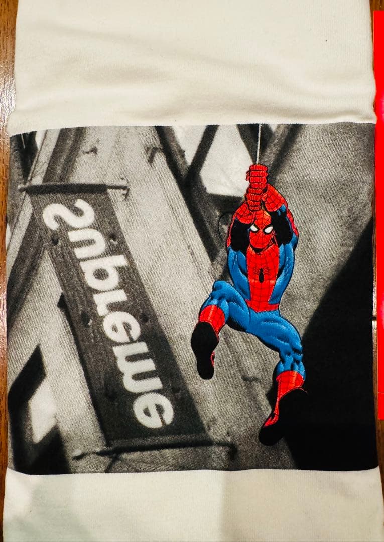 Supreme Spider Man Tee L シュプリーム Tシャツ