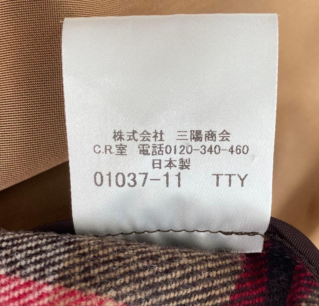 極美品　マッキントッシュ ロンドン トレンチコート ライナー付 チェック