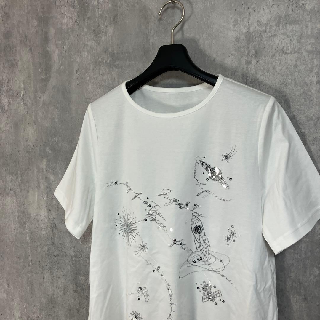 3点おまとめ Leilian 刺繍半袖Tシャツ 9号