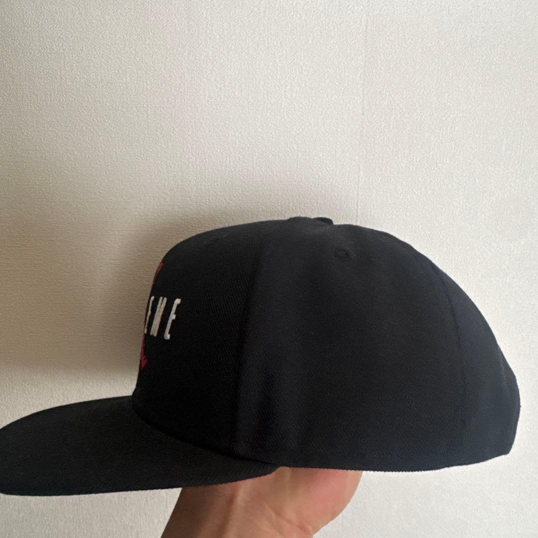 SUPREME ジョーダンロゴ キャップ ブラック