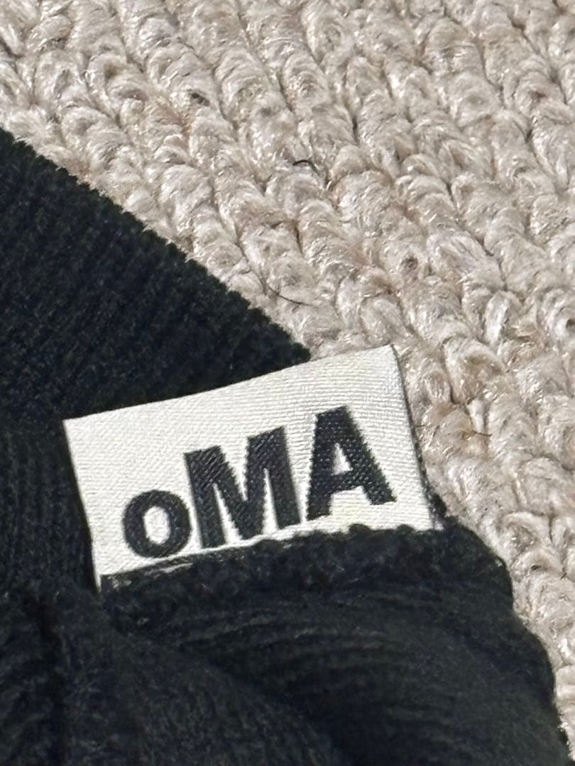 oMA DESIGN STUDIOS ビーニー ブラック