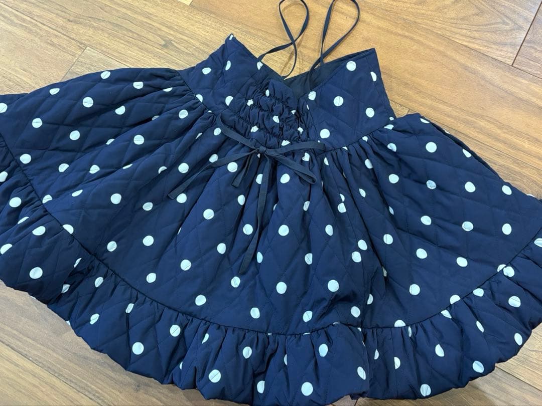 専用⭐︎RosyMonster マシュマロフリルドット キルティングトップス