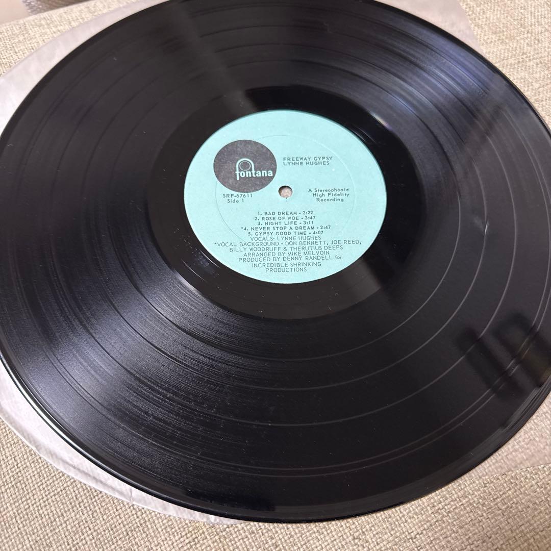 リン・ヒューズ　US盤レコード