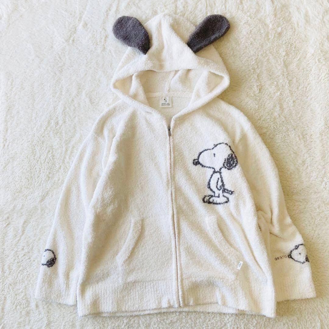 ジェラピケ SNOOPY GELATO PIQUE ジャガードパーカー