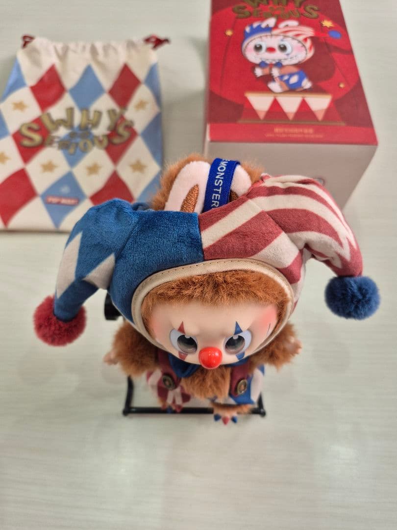 WHY SO SERIOUSシリーズ ぬいぐるみペンダント LABUBU