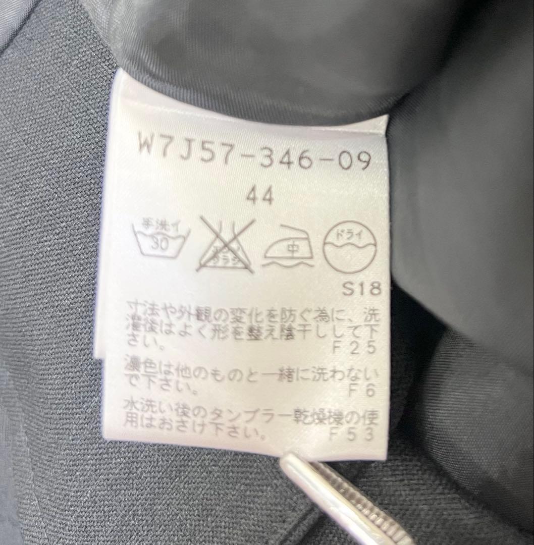TO BE CHIC パールビジュー襟 2way パフスリーブ ワンピース 44