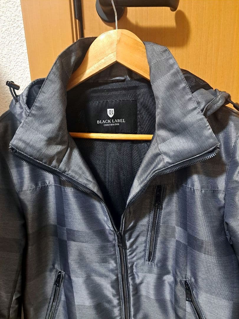 けけ。さん専用　シャドーチェックブルゾン　ブラックレーベルクレストブリッジ