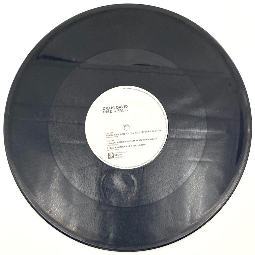 【名盤】Craig David ‎/ Rise & Fall remi レコード