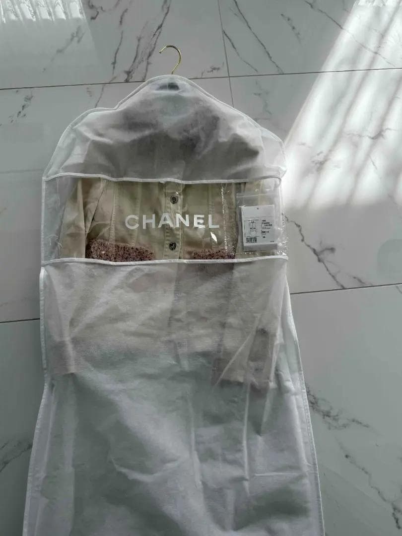 CHANEL 切替 ジャケット 松坂屋購入 正規ハンガー付き