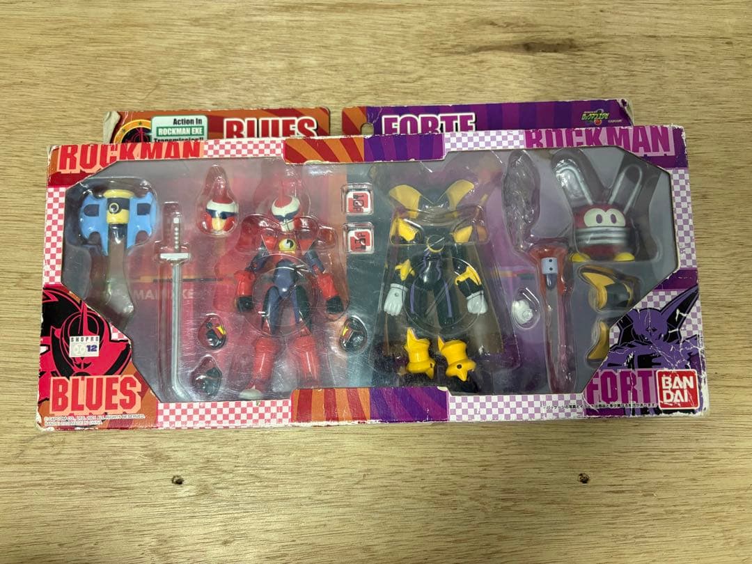 ロックマンエグゼ ロッキンアクション ブルース＆フォルテ 中古 BANDAI