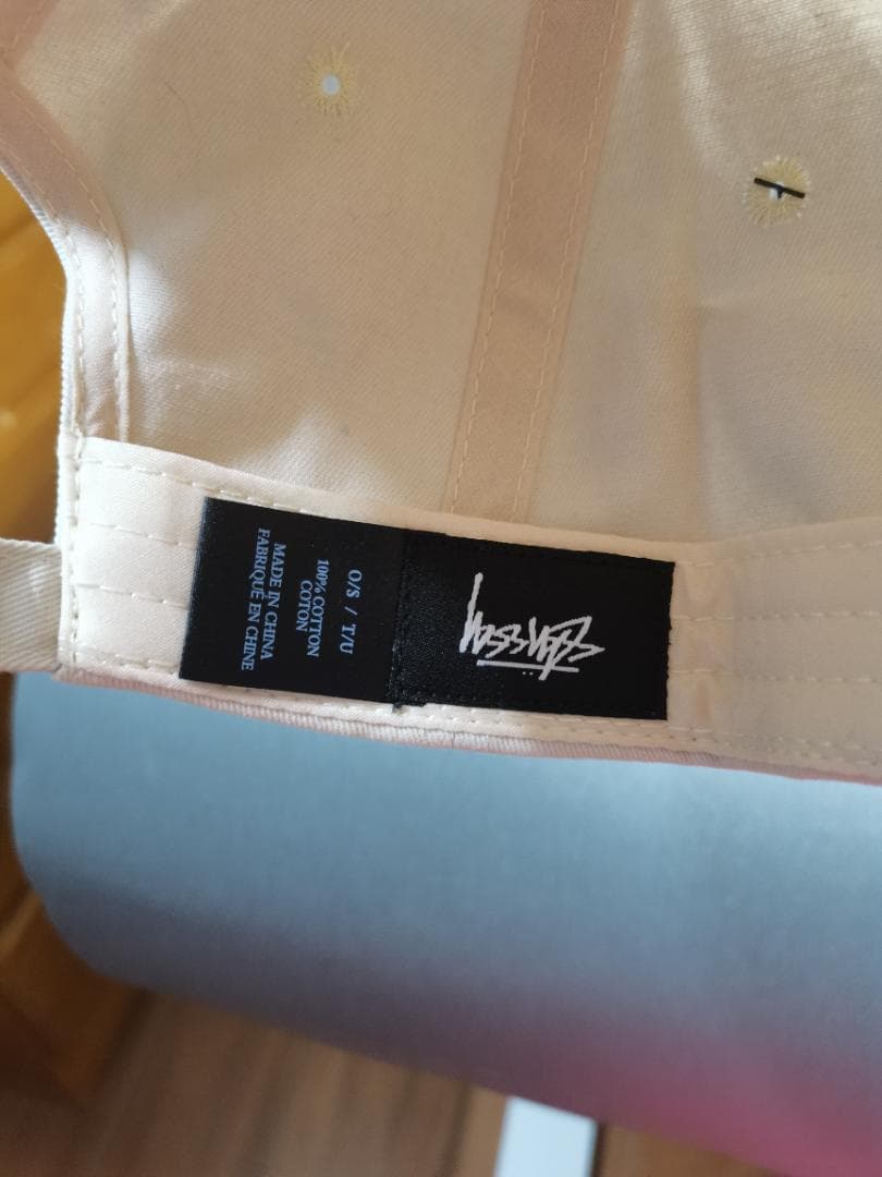Stussy ベースボールキャップ ベージュ/オレンジ