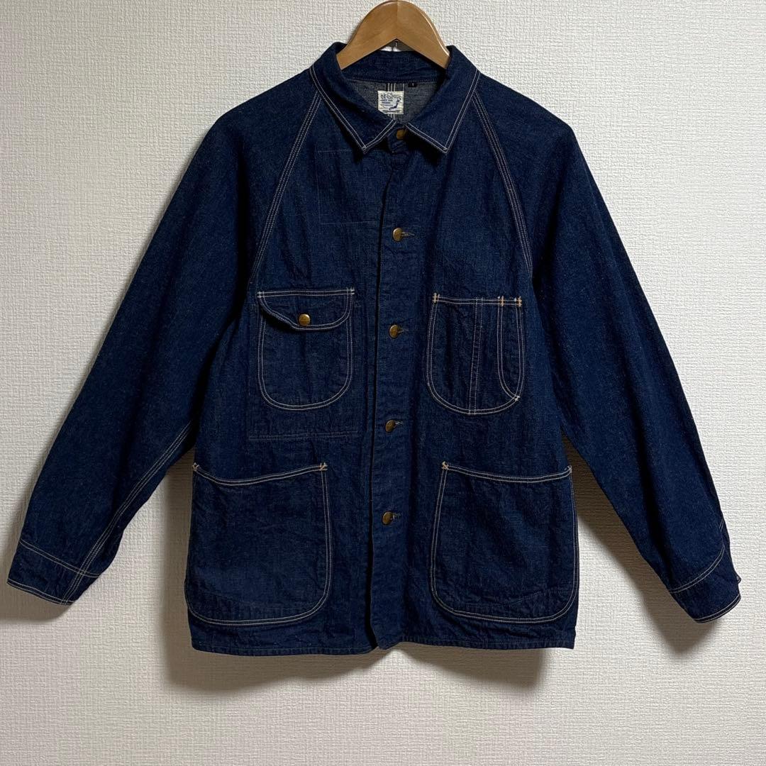 【濃紺】orslow オアスロウ 50's 1950s デニムカバーオール S