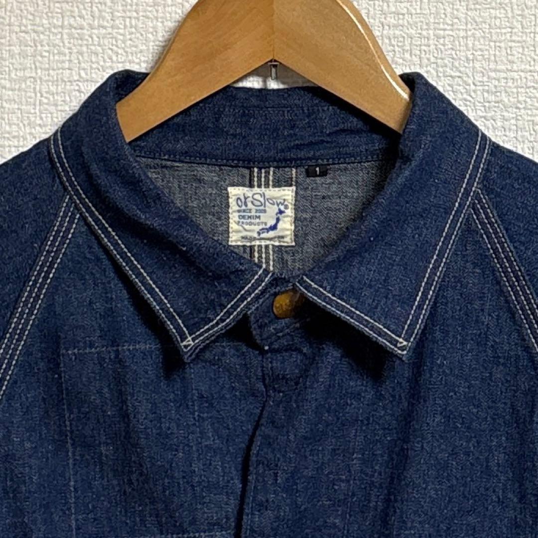 【濃紺】orslow オアスロウ 50's 1950s デニムカバーオール S