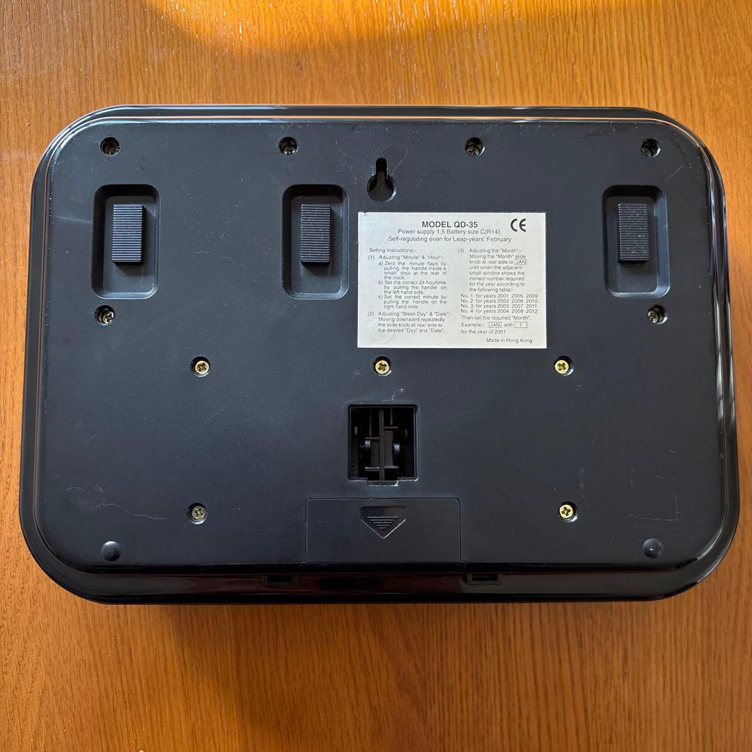 インテリア時計 TWEMCO BLACK