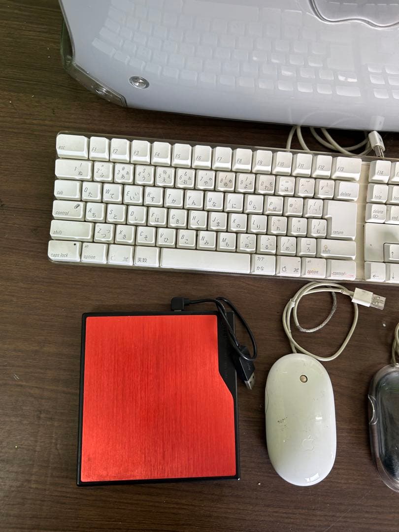 動作商品Apple power Mac Ｇ4ミラードドアとキーボードとマウスほか