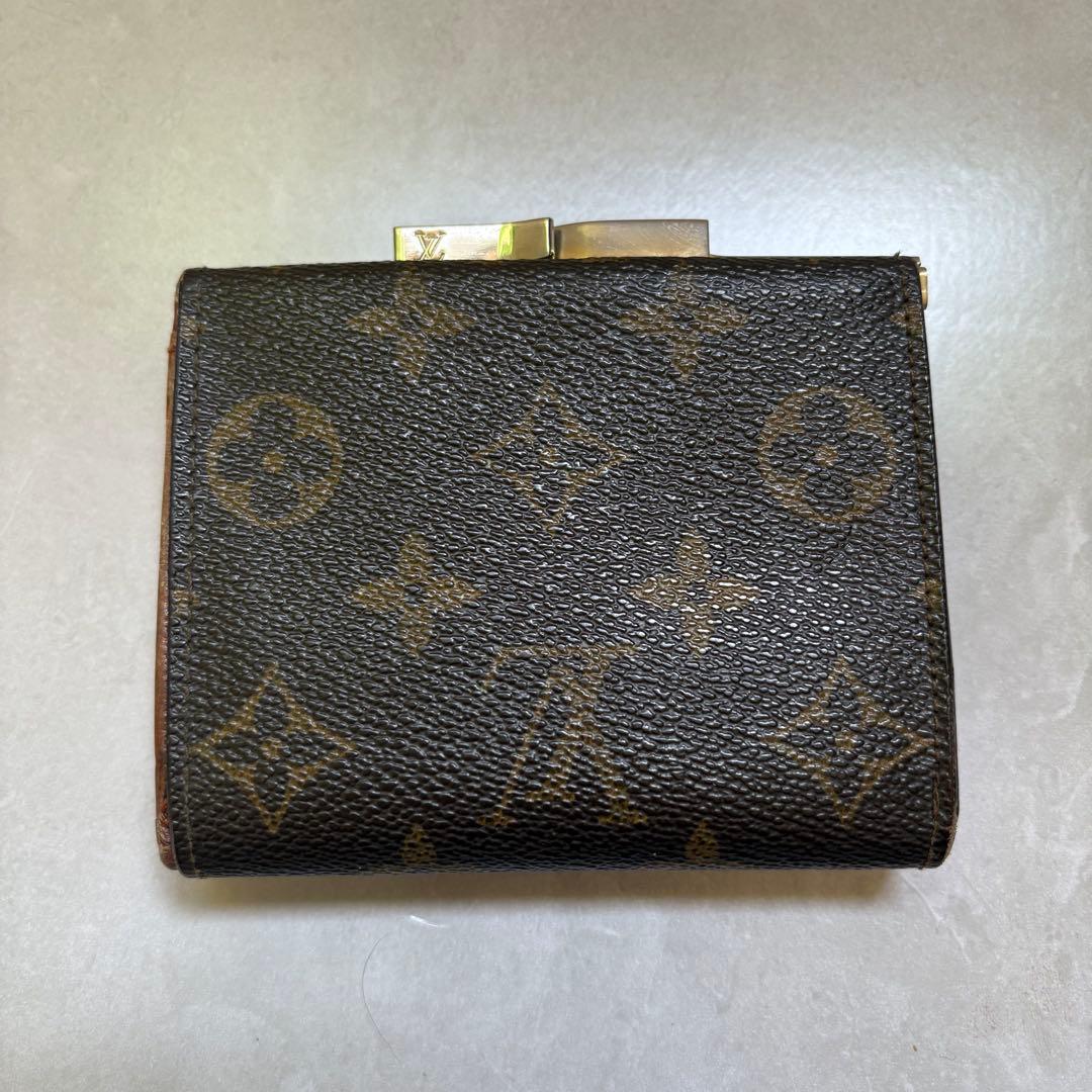 Louis Vuitton ルイヴィトン 三つ折り財布 がま口 モノグラム