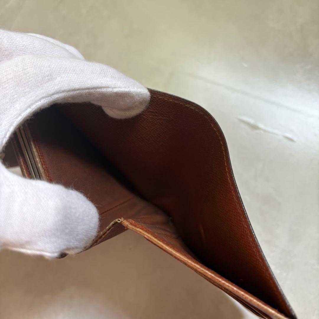 Louis Vuitton ルイヴィトン 三つ折り財布 がま口 モノグラム
