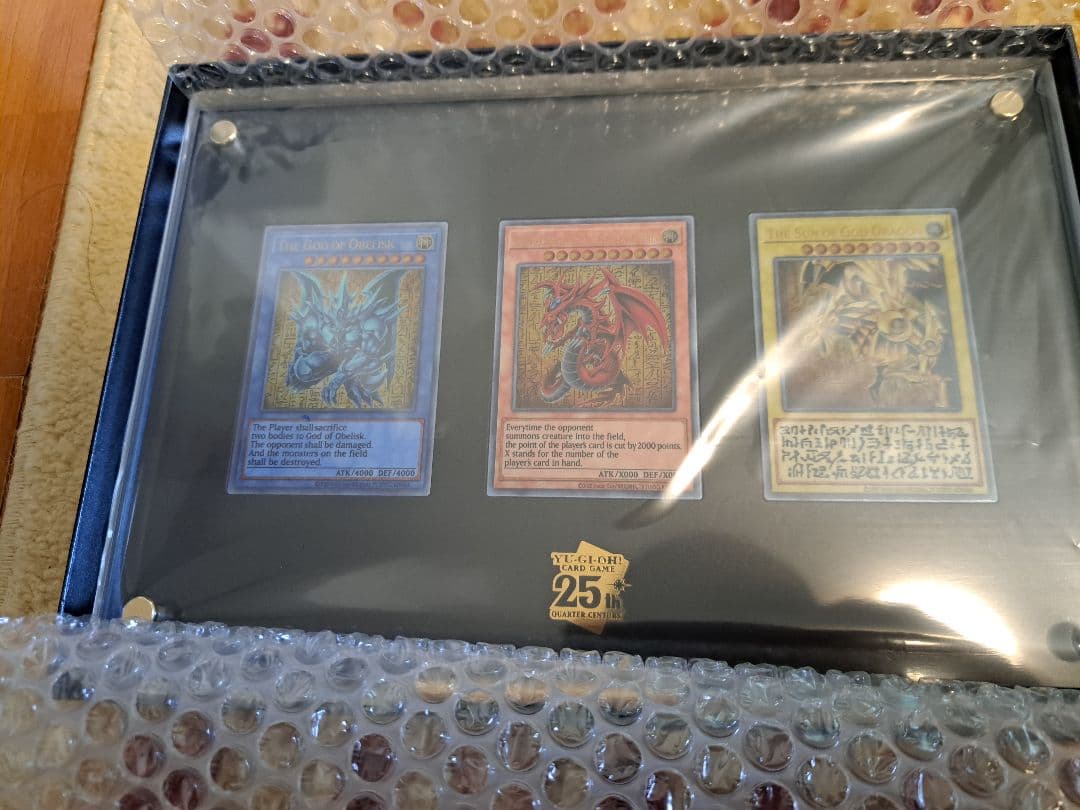 遊戯王OCGデュエルモンスターズ 「三幻神」スペシャルカードセット ステンレス製