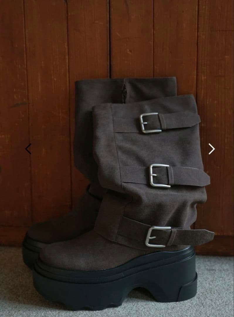 【the toe】Schaafen Belt Boots