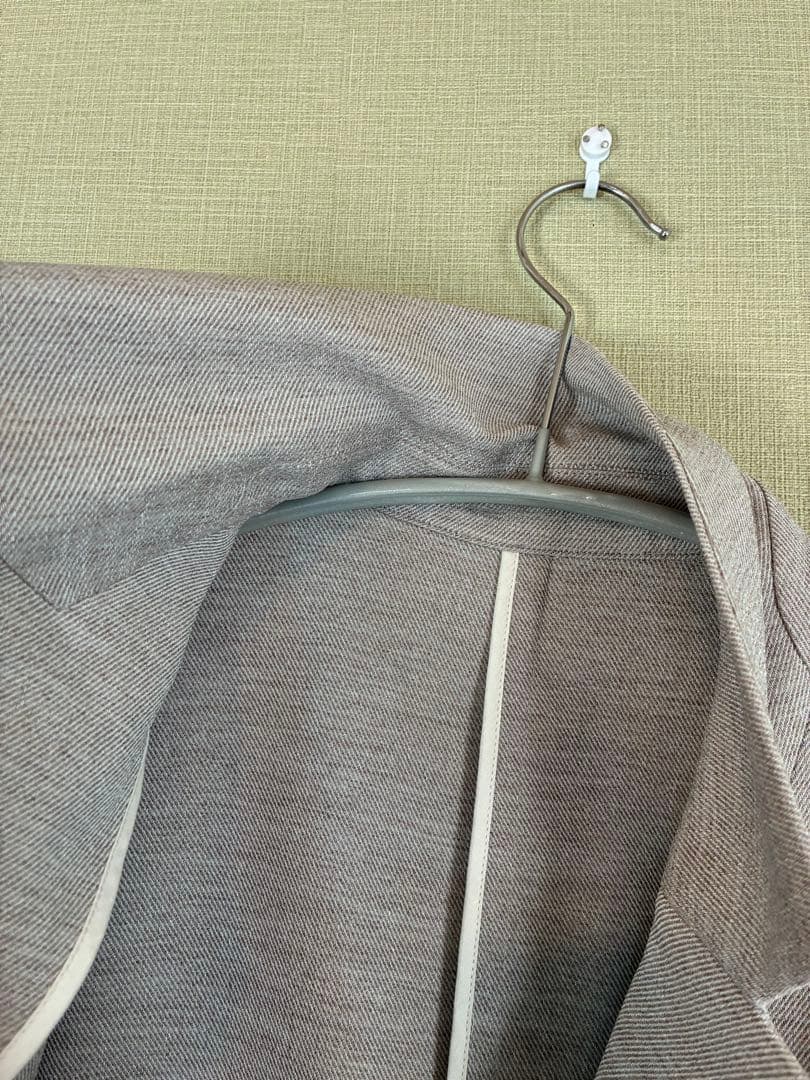 SLOBE IENA リネンライクツイルダブルブレストジャケット ベージュ