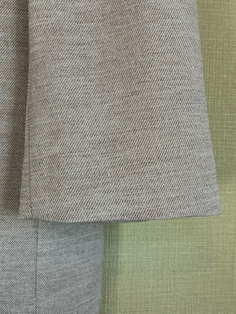 SLOBE IENA リネンライクツイルダブルブレストジャケット ベージュ