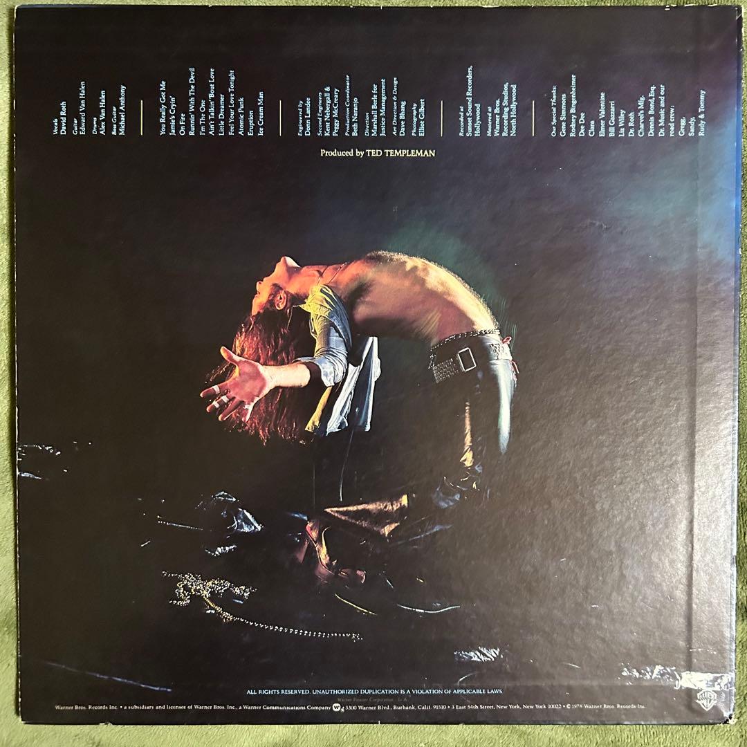 ［名盤］Van Halen LPレコードロックハードロック　エディヴァンヘイレン