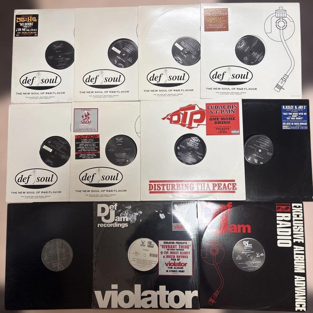 Def Jam HIPHOP/R&B レコード 96枚セット