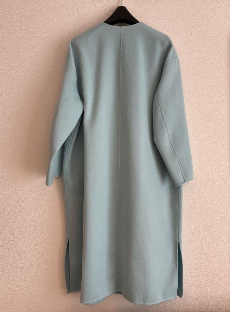 23区　ウールカシミヤリバー コート　 【美品】