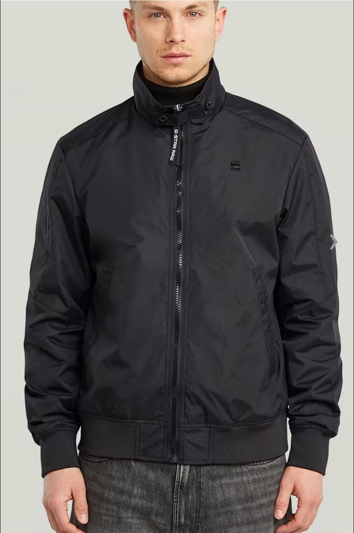 b1585【G-STAR RAW】Track Jacket　完売品　ブラック　S