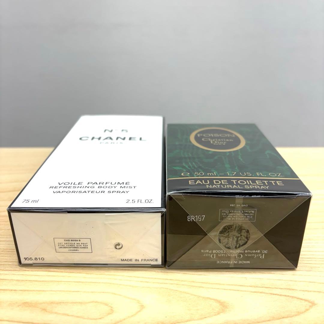 ♦︎香水 2点 CHANEL No.5／ChristianDior POISON
