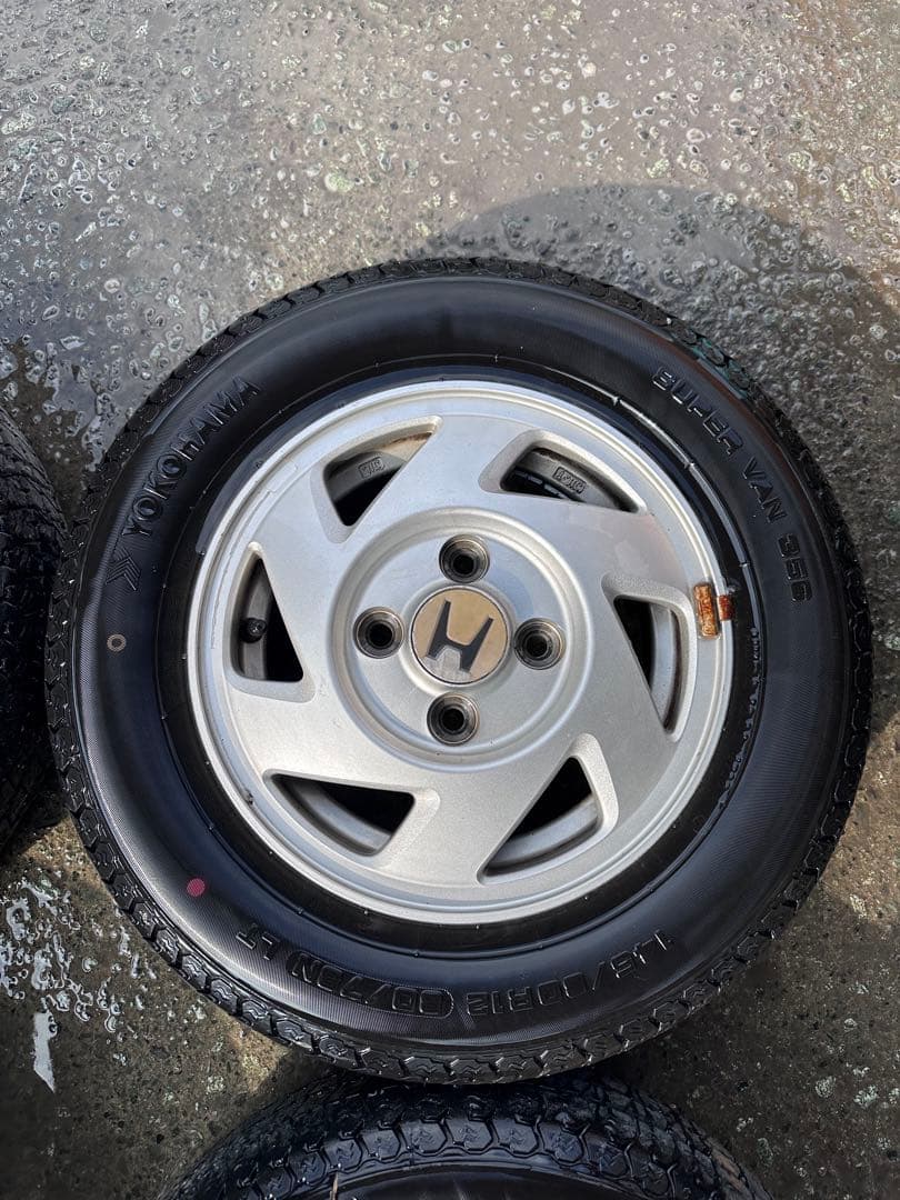 ホンダ　純正　ホイールタイヤ　セット4本145/80R12 ヨコハマ　2023年