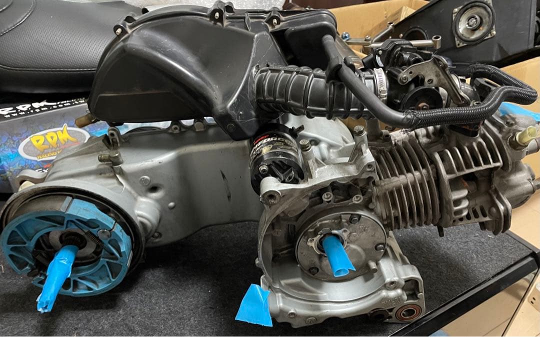 シグナス　シグナスx 勁戰　ボアアップエンジン　58.5ミリ　武川　155cc