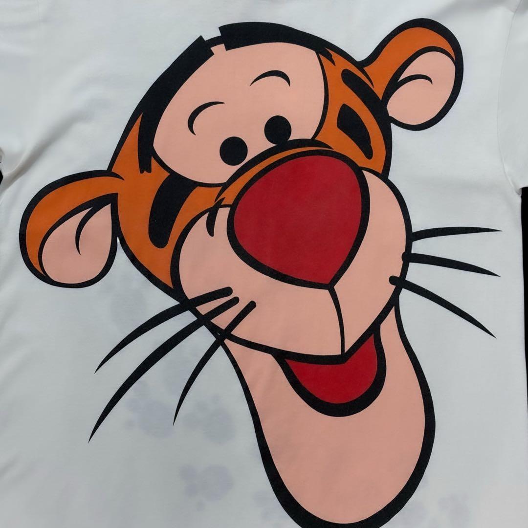 美品 90s Disney ティガー ビッグフェイスT USA製 XL相当 レア