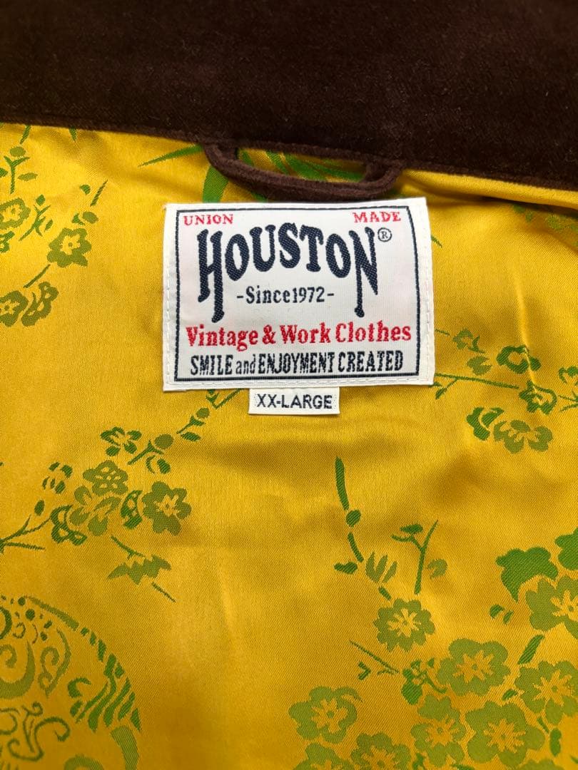 HOUSTON ベトジャン 別珍 刺繍