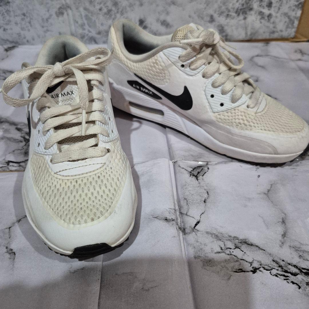 ☆訳あり美品☆NIKE　AIR MAX 90 GOLF兼用　ゴルフシューズ