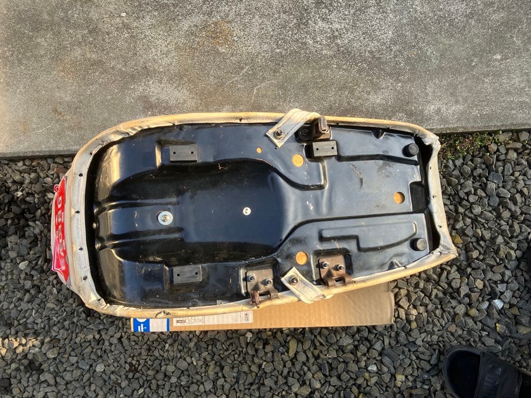 GS400 三段シート　川口シート　カワグチシート　当時物