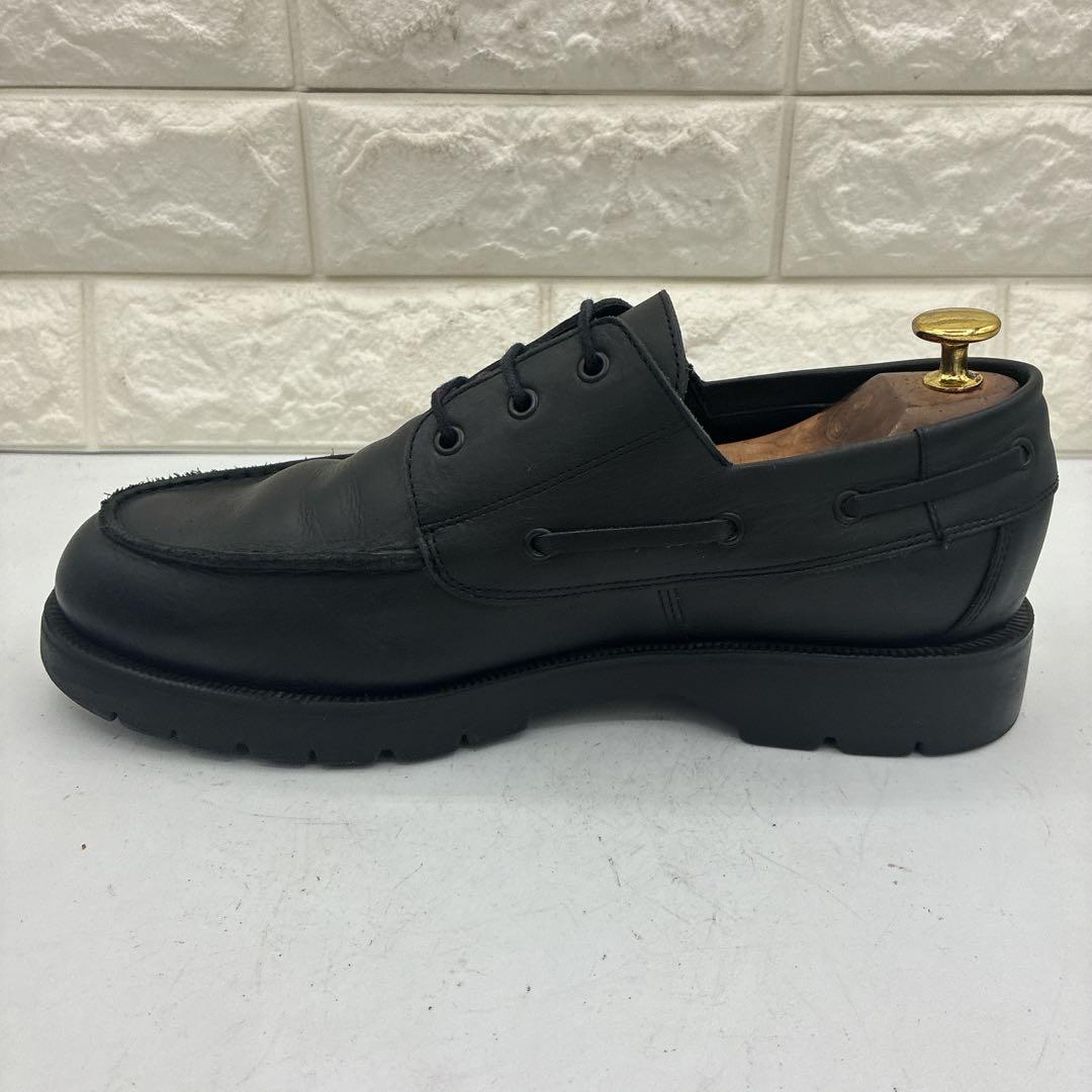 【良品】KLEMAN クレマン DONATO デッキシューズ 42 レザー 黒