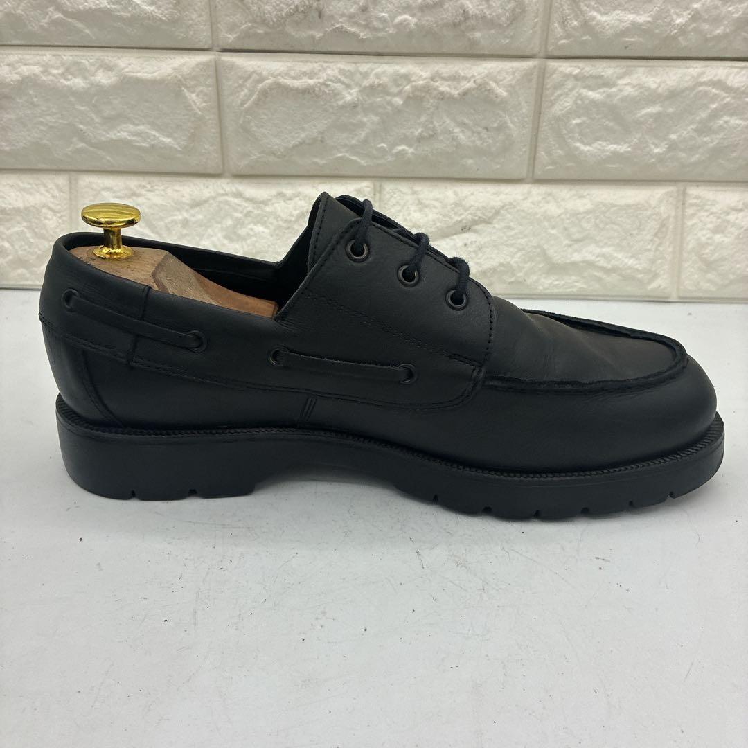 【良品】KLEMAN クレマン DONATO デッキシューズ 42 レザー 黒
