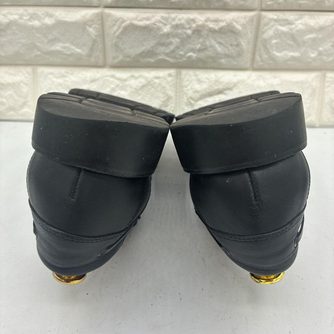 【良品】KLEMAN クレマン DONATO デッキシューズ 42 レザー 黒