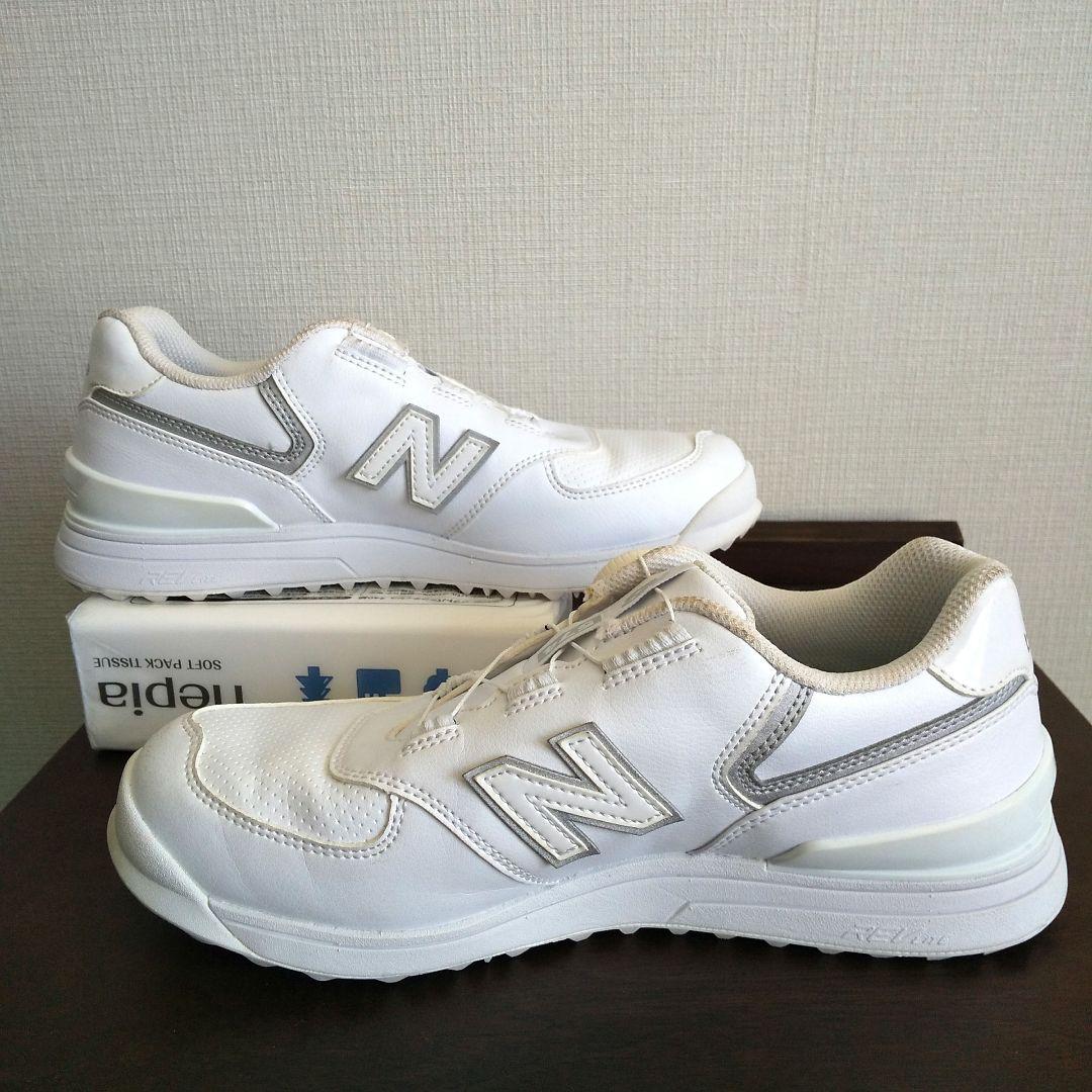 美品 new balance 574 v3 SL BOA 25cm ゴルフ