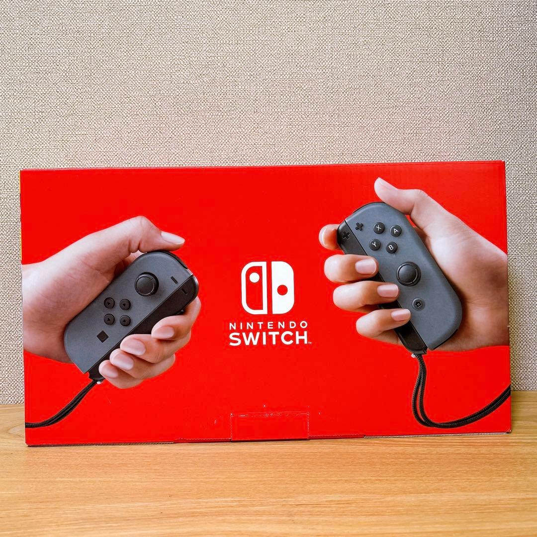 【美品】Nintendo Switch 本体 バッテリー強化版 グレー