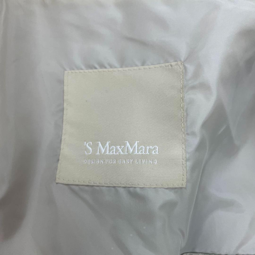 【良品】'S MaxMara★ピュアヴァージンウール ロングコート　ベルト付き