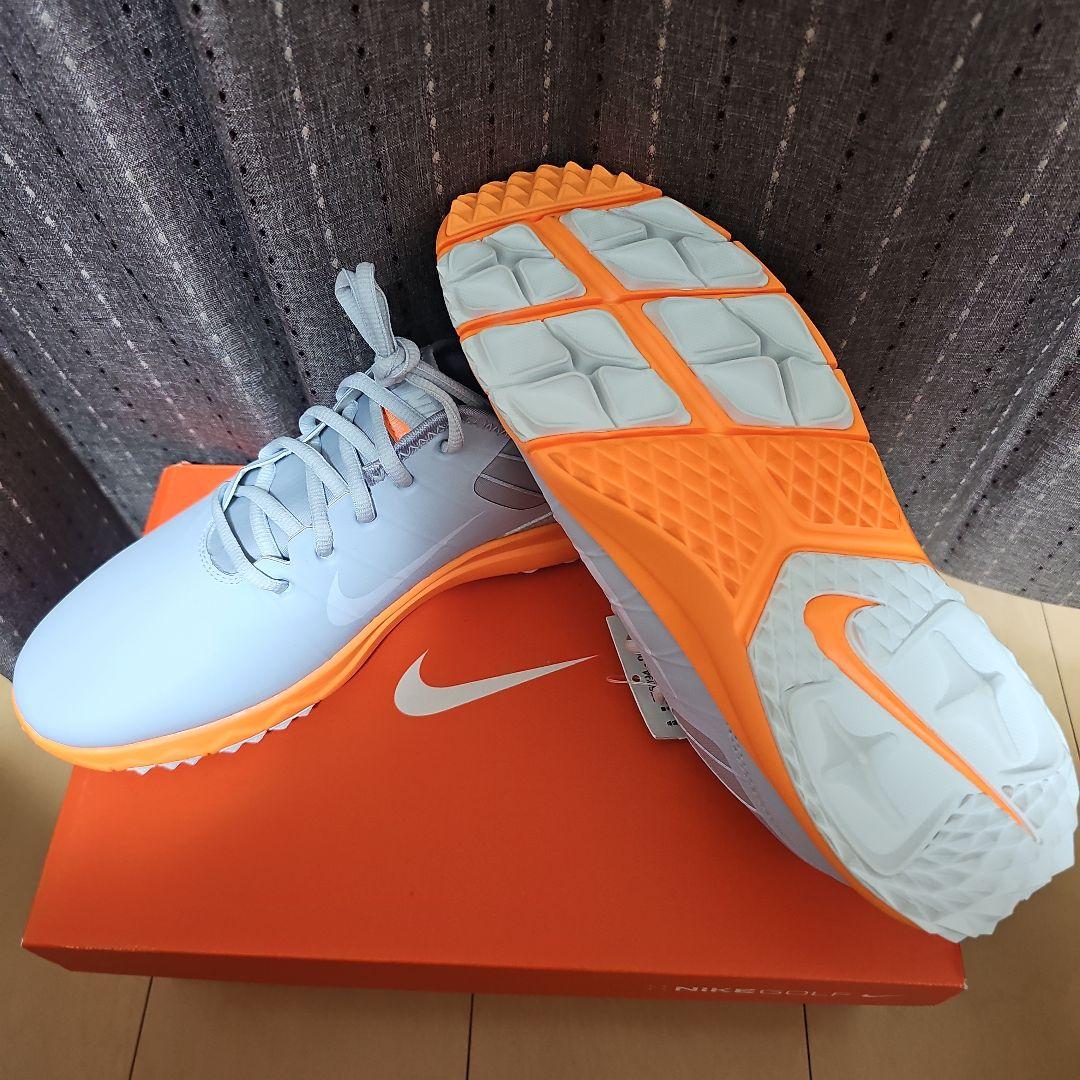 Nike Golf ゴルフシューズ グレー/オレンジ